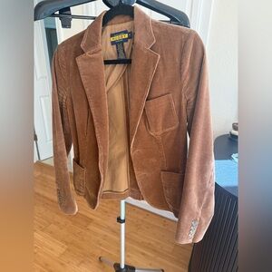 Vintage Ralph Lauren RUGBY Tan Corduroy Blazer